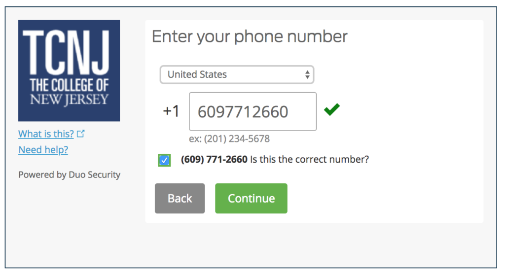 Enter your phone number.